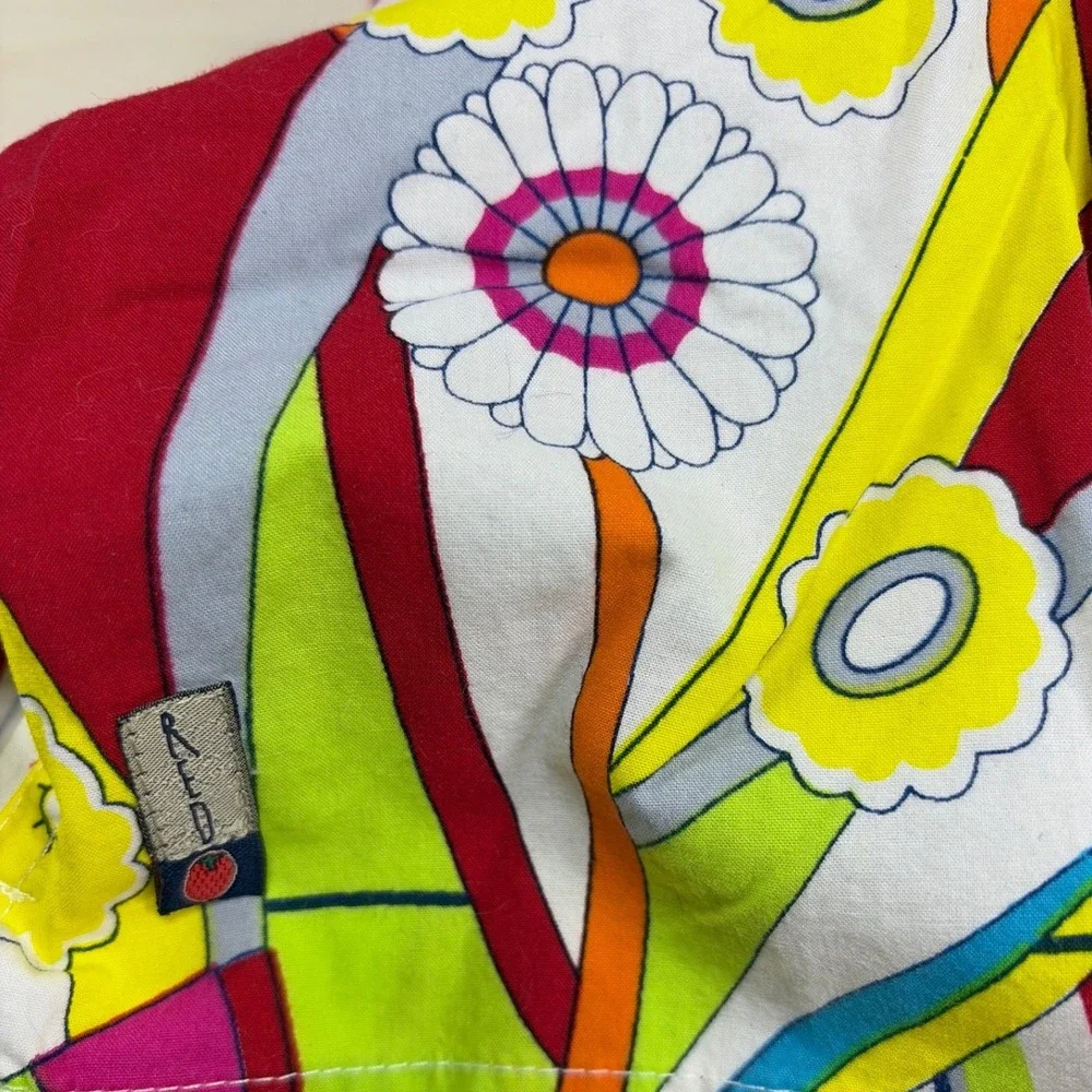 Tomato The Art Of Fitness Kids Psychedelic Floral Shirt and Short Vintage Size2